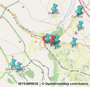 Mappa Via Fausto Coppi, 67027 Raiano AQ, Italia (2.245)