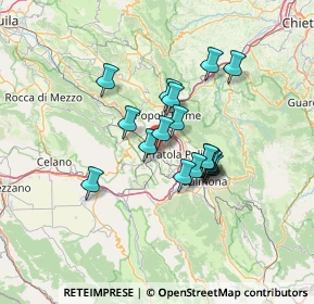 Mappa Via Fausto Coppi, 67027 Raiano AQ, Italia (10.67889)