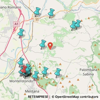 Mappa Str. dell'Osteria di Moricone, 00018 Palombara Sabina RM, Italia (6.0835)