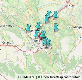 Mappa Via Enopolio snc, 67035 Pratola Peligna AQ, Italia (9.03818)