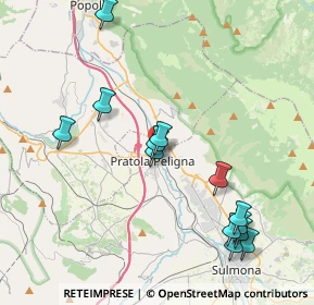 Mappa Via Enopolio snc, 67035 Pratola Peligna AQ, Italia (4.60538)