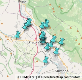 Mappa Via Enopolio snc, 67035 Pratola Peligna AQ, Italia (2.541)
