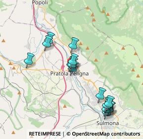 Mappa Via Enopolio snc, 67035 Pratola Peligna AQ, Italia (4.17563)