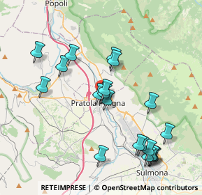 Mappa Via Enopolio snc, 67035 Pratola Peligna AQ, Italia (4.3465)