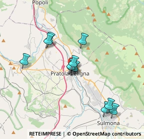 Mappa Via Enopolio snc, 67035 Pratola Peligna AQ, Italia (3.245)