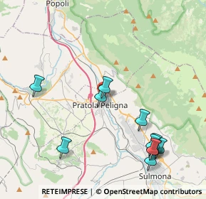 Mappa Via Enopolio snc, 67035 Pratola Peligna AQ, Italia (4.84909)