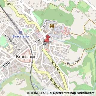Mappa Via Oberdan, 4, 00062 Bracciano, Roma (Lazio)