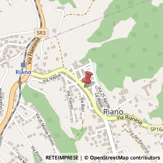 Mappa Via Rianese,  59, 00060 Riano, Roma (Lazio)