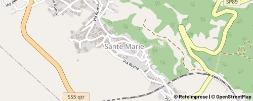Mappa Sante Marie