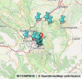 Mappa Provincia dell'Aquila, 65023 Caramanico Terme PE, Italia (9.81917)