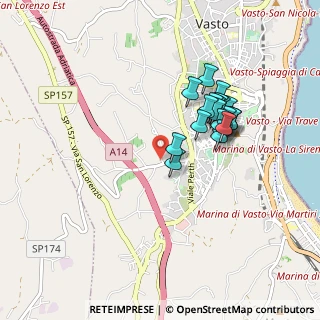 Mappa Via Sant'Onofrio, 66054 Vasto CH, Italia (0.8125)