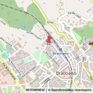Mappa Via dei Giardini,  9, 00062 Bracciano, Roma (Lazio)