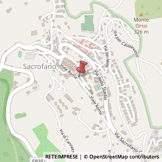 Mappa Via nazario sauro 33/a, 00060 Sacrofano, Roma (Lazio)
