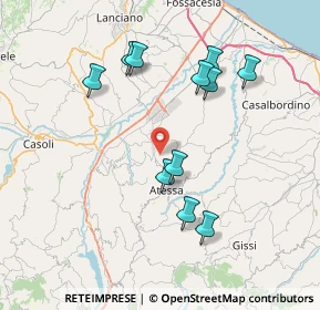 Mappa , 66041 Atessa CH, Italia (7.82364)