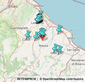 Mappa , 66041 Atessa CH, Italia (11.84389)