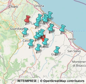 Mappa , 66041 Atessa CH, Italia (10.99765)