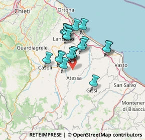 Mappa , 66041 Atessa CH, Italia (10.8815)