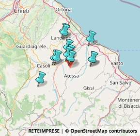 Mappa , 66041 Atessa CH, Italia (9.04667)