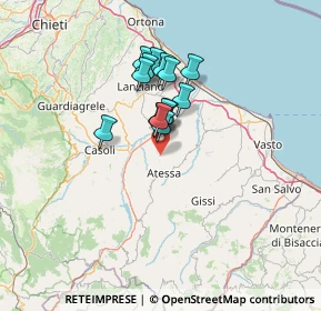Mappa , 66041 Atessa CH, Italia (9.98571)