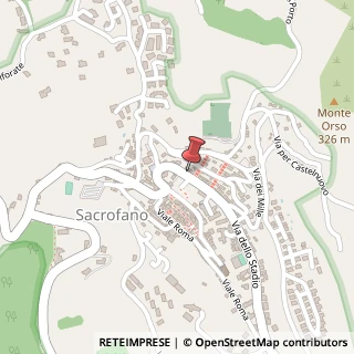 Mappa Via dello Stadio, 67, 00060 Sacrofano, Roma (Lazio)