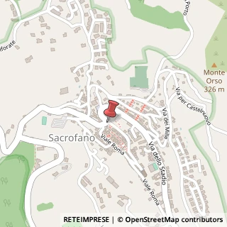 Mappa Piazza XX Settembre, 3, 00060 Sacrofano, Roma (Lazio)