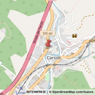 Mappa Via degli alpini, 67061 Carsoli, L'Aquila (Abruzzo)