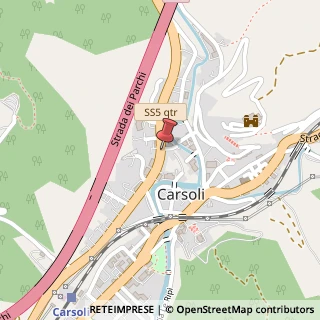 Mappa Via degli Alpini, 100, 67061 Carsoli AQ, Italia, 67061 Arsoli, Roma (Lazio)