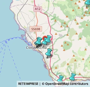 Mappa Via Lelio Basso, 00053 Civitavecchia RM, Italia (3.63909)