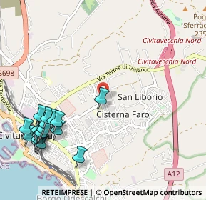 Mappa Via Lelio Basso, 00053 Civitavecchia RM, Italia (1.44611)