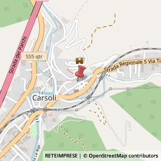 Mappa Via Valeria, 41, 67061 Carsoli, L'Aquila (Abruzzo)