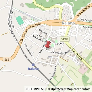 Mappa Via Carso, 57, 67027 Raiano, L'Aquila (Abruzzo)