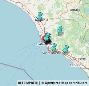 Mappa Via Gasometro, 00053 Civitavecchia RM, Italia (4.89923)