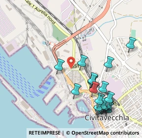 Mappa Via Gasometro, 00053 Civitavecchia RM, Italia (0.613)