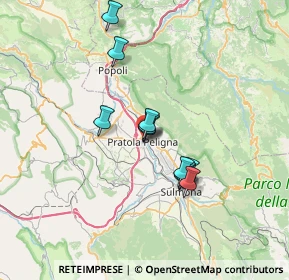 Mappa Via XXIV Maggio, 67035 Pratola Peligna AQ, Italia (5.79909)