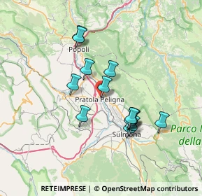 Mappa Via XXIV Maggio, 67035 Pratola Peligna AQ, Italia (6.40714)