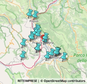 Mappa Via XXIV Maggio, 67035 Pratola Peligna AQ, Italia (6.0505)
