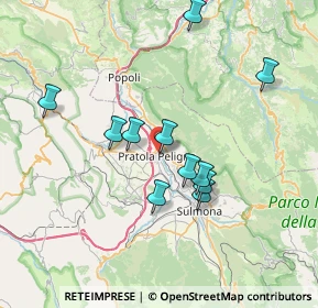 Mappa Via XXIV Maggio, 67035 Pratola Peligna AQ, Italia (6.93091)