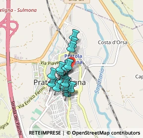 Mappa Via XXIV Maggio, 67035 Pratola Peligna AQ, Italia (0.309)