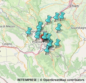 Mappa Via XXIV Maggio, 67035 Pratola Peligna AQ, Italia (8.45118)