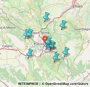 Mappa Via XXIV Maggio, 67035 Pratola Peligna AQ, Italia (11.68182)