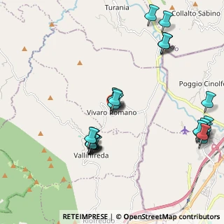Mappa Via Mastro Lavinio, 00020 Vivaro Romano RM, Italia (2.41538)