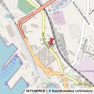 Mappa Via Tarquinia, 79, 00053 Civitavecchia, Roma (Lazio)