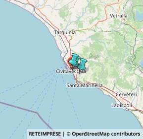 Mappa Via Endertà, 00053 Civitavecchia RM, Italia (49.03636)