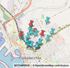 Mappa Via Endertà, 00053 Civitavecchia RM, Italia (0.367)