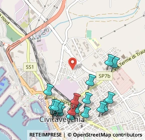 Mappa Via Endertà, 00053 Civitavecchia RM, Italia (0.669)