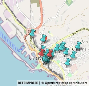 Mappa Via Endertà, 00053 Civitavecchia RM, Italia (0.9455)