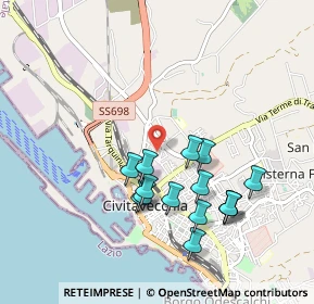 Mappa Via Endertà, 00053 Civitavecchia RM, Italia (0.94533)