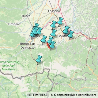 Mappa Regione Gambarello, 12013 Chiusa di Pesio CN, Italia (12.33316)