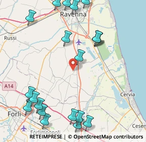 Mappa 48125 Campiano RA, Italia (11.085)