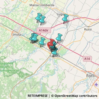 Mappa Via Augusto Murri, 48018 Faenza RA, Italia (4.61733)